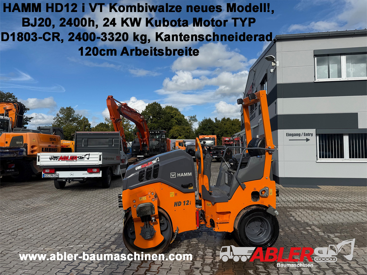 HAMM HD 12i VT Kombiwalze neues Modell! - Silniční válec: obrázek 1 HAMM HD 12i VT Kombiwalze neues Modell! - Silniční válec: obrázek 1