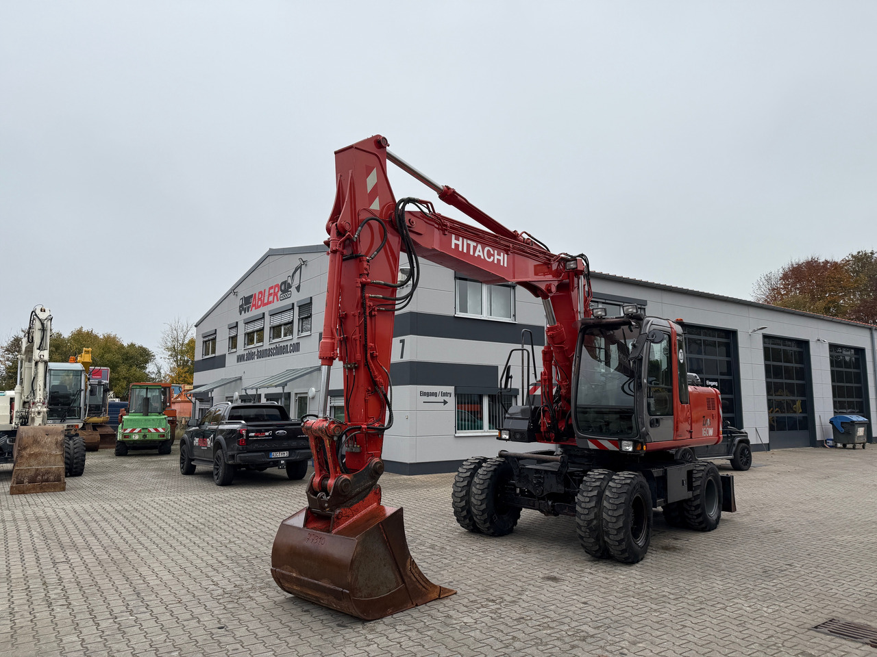Hitachi ZX 160 W Mobilbagger Klima Zentralschmierung OQ 60-5 - Kolesové rýpadlo: obrázek 2 Hitachi ZX 160 W Mobilbagger Klima Zentralschmierung OQ 60-5 - Kolesové rýpadlo: obrázek 2