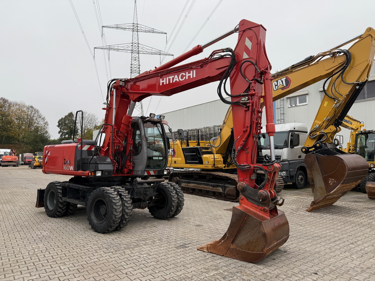 Hitachi ZX 160 W Mobilbagger Klima Zentralschmierung OQ 60-5 - Kolesové rýpadlo: obrázek 3 Hitachi ZX 160 W Mobilbagger Klima Zentralschmierung OQ 60-5 - Kolesové rýpadlo: obrázek 3
