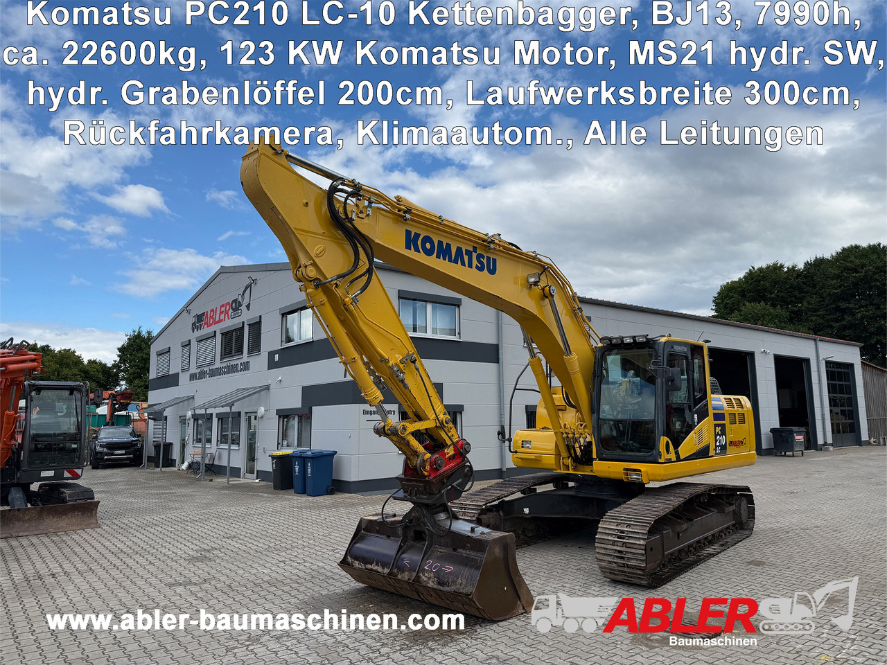 Komatsu PC210 LC-10 Kettenbagger MS21 Kamera - Rýpadlo: obrázek 1 Komatsu PC210 LC-10 Kettenbagger MS21 Kamera - Rýpadlo: obrázek 1