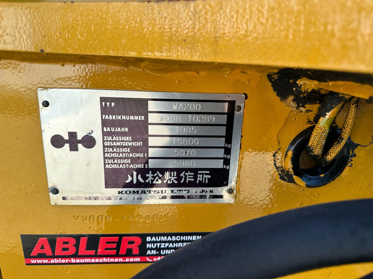 Kolový nakladač Komatsu WA200 Radlader: obrázek 11