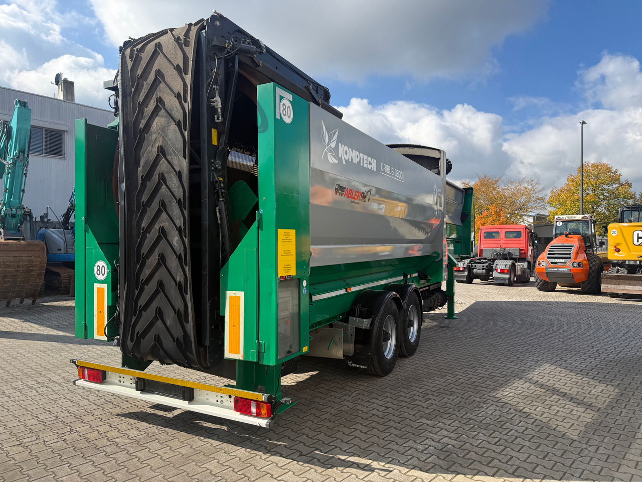 Komptech Cribus 3800 Trommelsiebanlage auf Auflieger - Třídič, Návěs: obrázek 4 Komptech Cribus 3800 Trommelsiebanlage auf Auflieger - Třídič, Návěs: obrázek 4