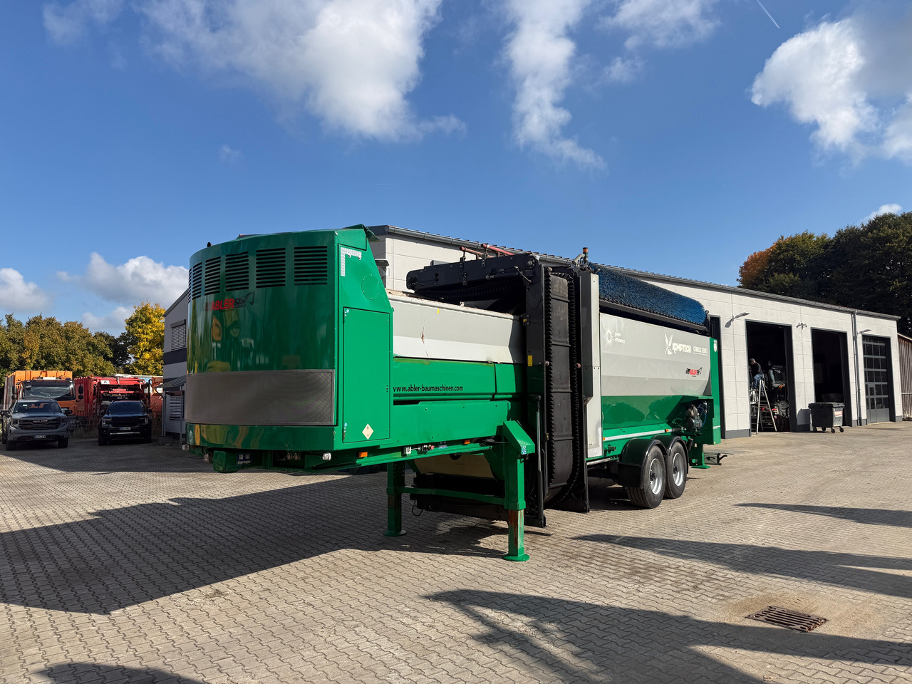 Komptech Cribus 3800 Trommelsiebanlage auf Auflieger - Třídič, Návěs: obrázek 2 Komptech Cribus 3800 Trommelsiebanlage auf Auflieger - Třídič, Návěs: obrázek 2