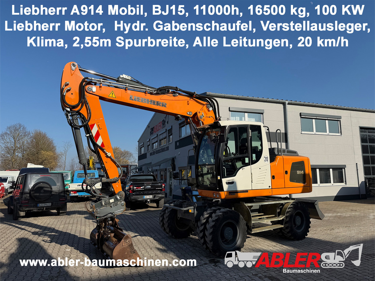 Liebherr A914 Mobilbagger OQ65 Klima - Kolesové rýpadlo: obrázek 1 Liebherr A914 Mobilbagger OQ65 Klima - Kolesové rýpadlo: obrázek 1