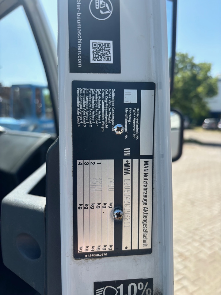 Nákladní automobil valníkový/ Plošinový, Auto s hydraulickou rukou MAN 8.163 L2000 Pritsche+Kran Hiab 035: obrázek 10