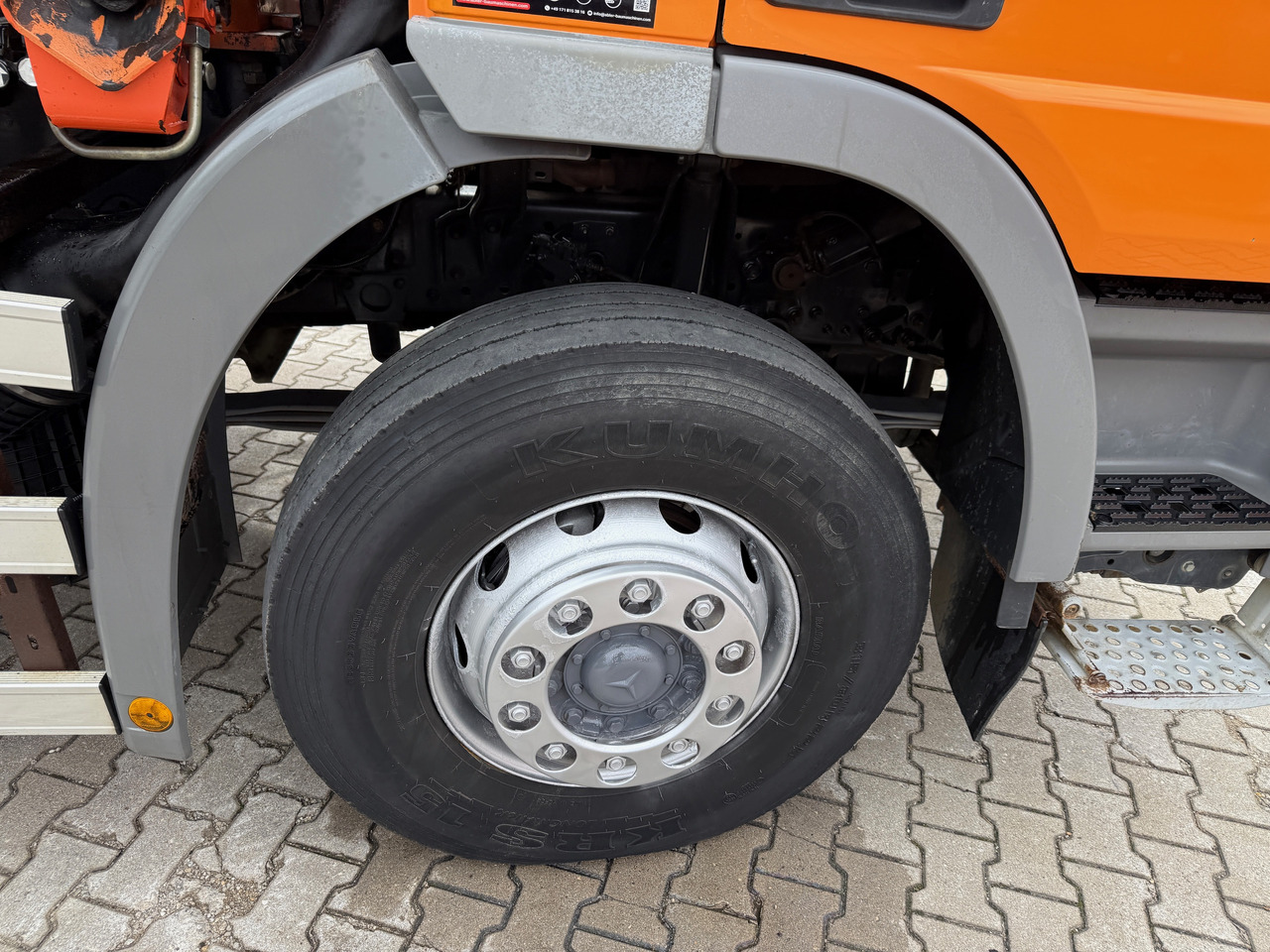 Sklápěč, Auto s hydraulickou rukou Mercedes-Benz 1832 Actros MP2 3-Seiten-Kipper mit Kran + Funk: obrázek 14