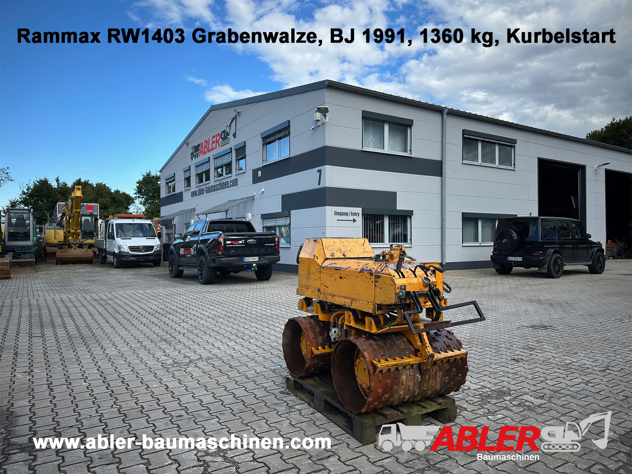 Rammax RW1403 Grabenwalze - Mini válec: obrázek 1 Rammax RW1403 Grabenwalze - Mini válec: obrázek 1