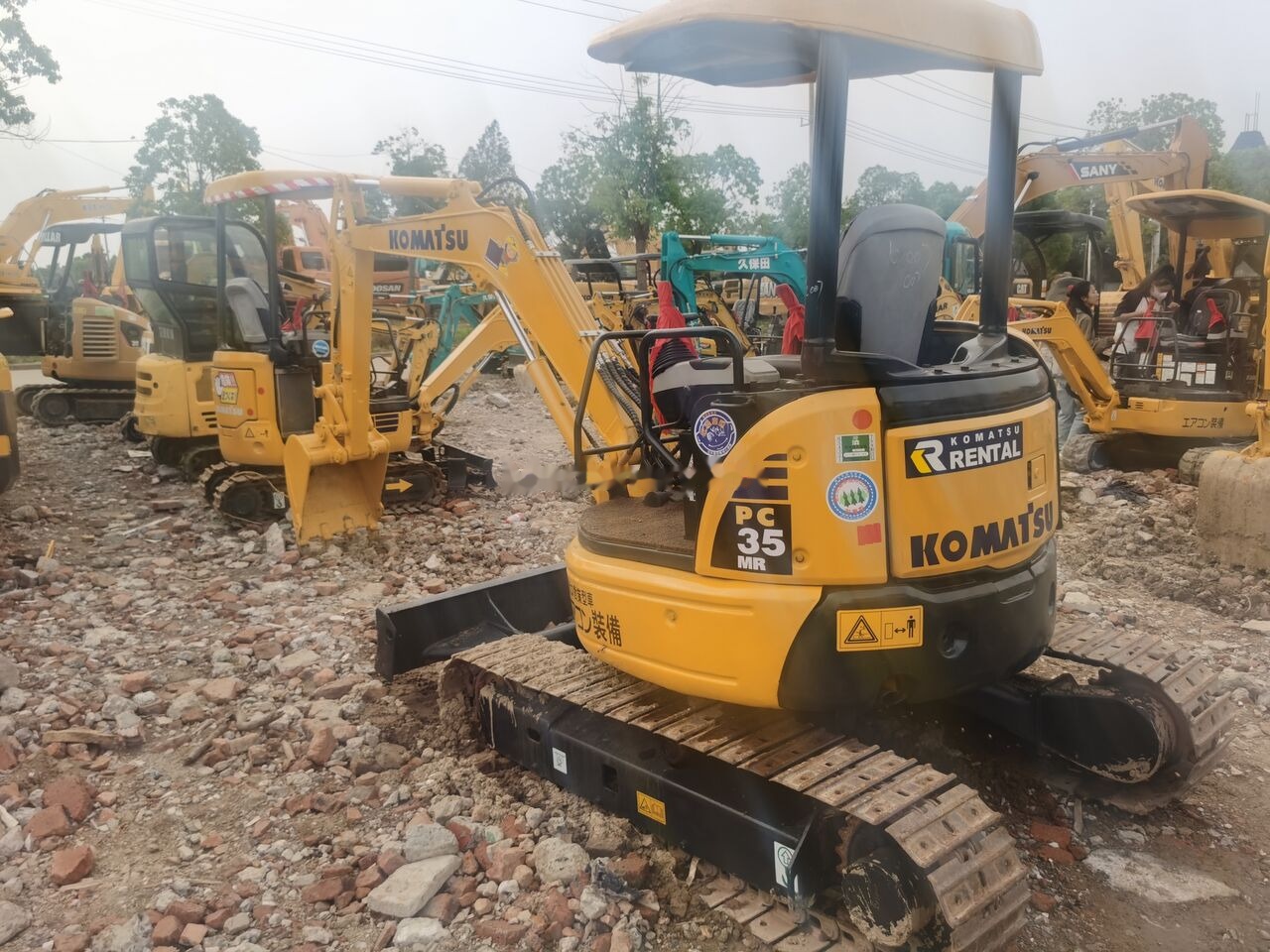 Komatsu PC35MR - Mini rýpadlo: obrázek 4 Komatsu PC35MR - Mini rýpadlo: obrázek 4