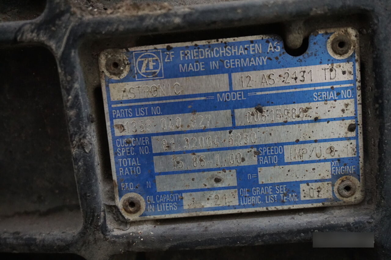 ZF 12AS2131TD MAN TGX truck - Převodovka pro Nákladní auto: obrázek 3 ZF 12AS2131TD MAN TGX truck - Převodovka pro Nákladní auto: obrázek 3