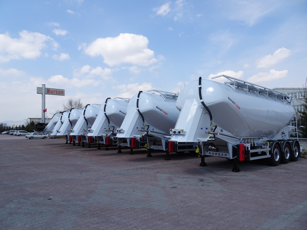 Nový Silo cisterna pro dopravu silážu NURSAN Aluminium W Type Silo: obrázek 15