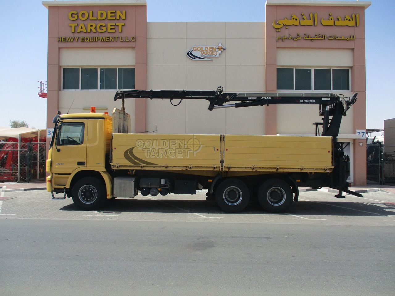 Auto s hydraulickou rukou MERCEDES-BENZ ACTROS 2644 6×4 with ATLAS 165.2 Block Crane: obrázek 7