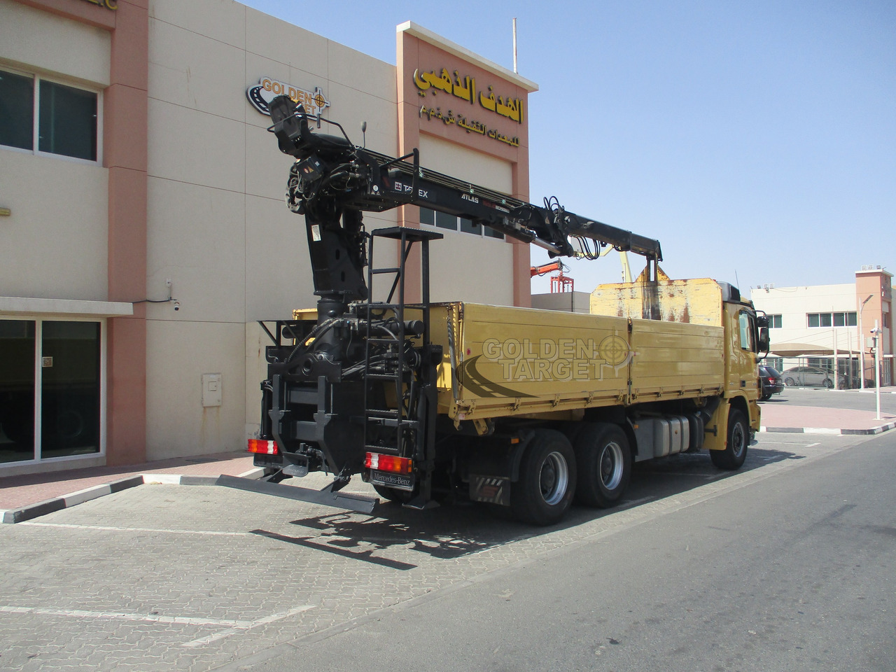 Auto s hydraulickou rukou MERCEDES-BENZ ACTROS 2644 6×4 with ATLAS 165.2 Block Crane: obrázek 9