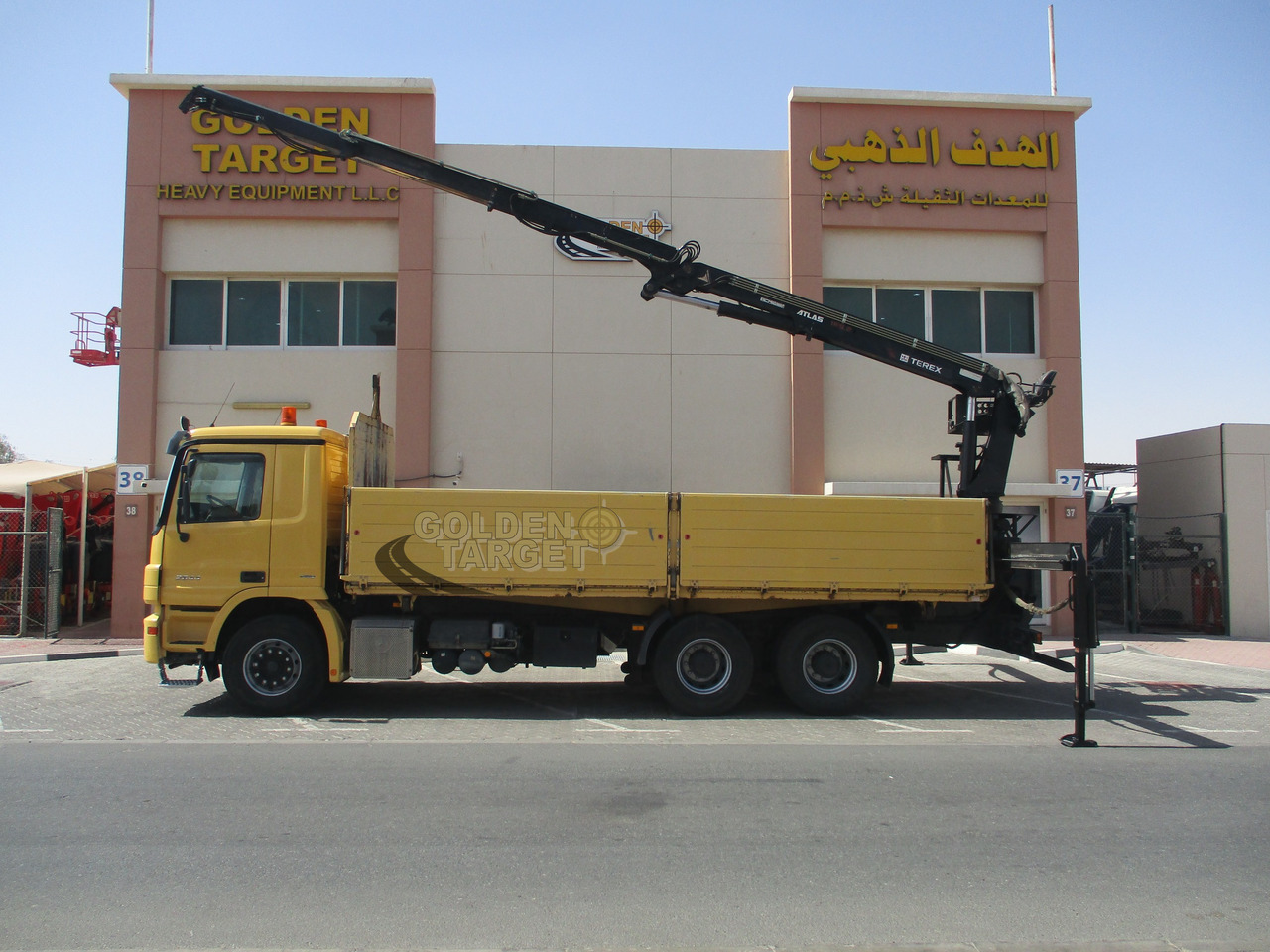 Auto s hydraulickou rukou MERCEDES-BENZ ACTROS 2644 6×4 with ATLAS 165.2 Block Crane: obrázek 10