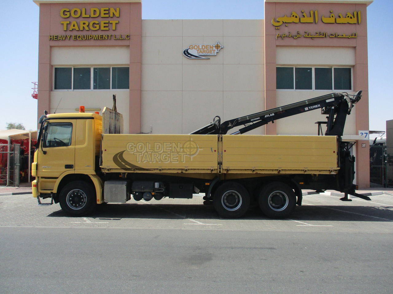 Auto s hydraulickou rukou MERCEDES-BENZ ACTROS 2644 6×4 with ATLAS 165.2 Block Crane: obrázek 6