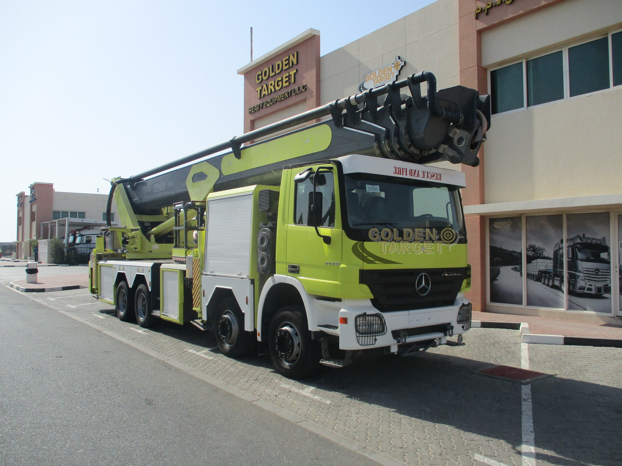 Mercedes ACTROS 4140 8x4 METZ P56 Fire Truck - Hasičský vůz: obrázek 1 Mercedes ACTROS 4140 8x4 METZ P56 Fire Truck - Hasičský vůz: obrázek 1