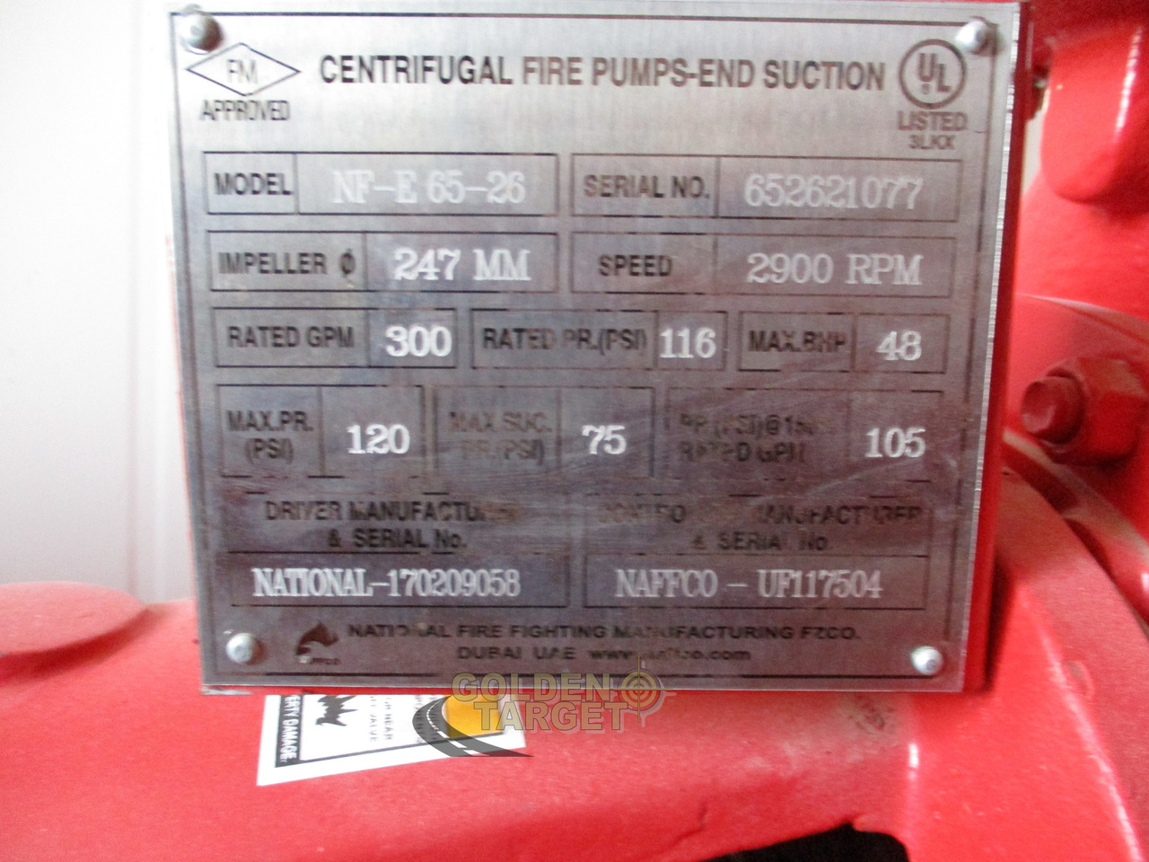 Hasičský vůz NAFFCO FIRE PUMP HOUSE UNIT: obrázek 16