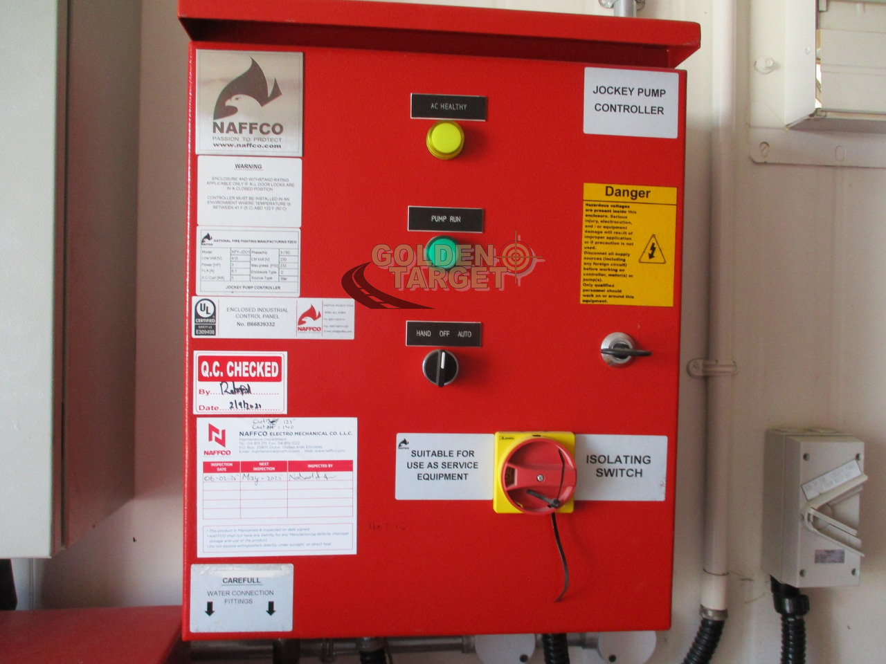 Hasičský vůz NAFFCO FIRE PUMP HOUSE UNIT: obrázek 12