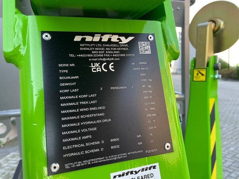 Niftylift 120T - Přívěs: obrázek 5 Niftylift 120T - Přívěs: obrázek 5