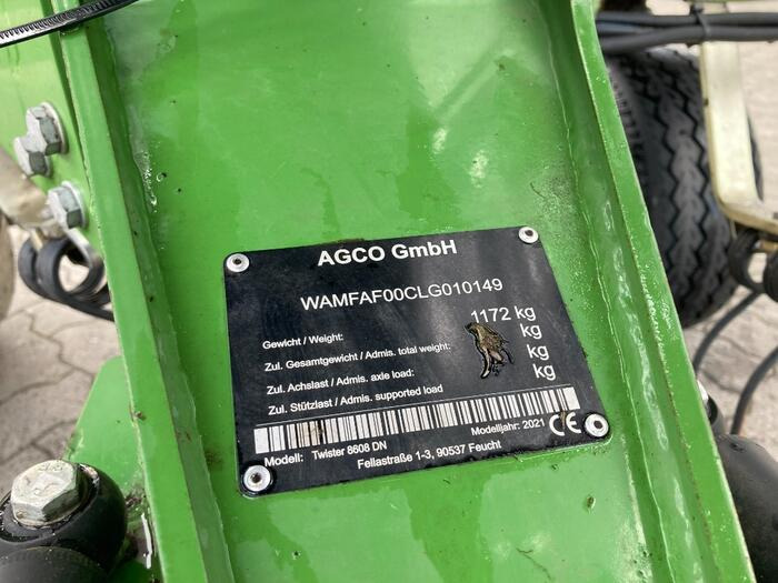 Fendt Twister 8608 DN - Obraceč/ Shrnovač: obrázek 5 Fendt Twister 8608 DN - Obraceč/ Shrnovač: obrázek 5