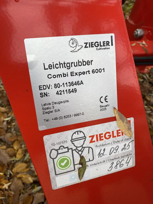Ziegler Leichtgrubber Combi Expert 6001 - Kultivátor: obrázek 4 Ziegler Leichtgrubber Combi Expert 6001 - Kultivátor: obrázek 4