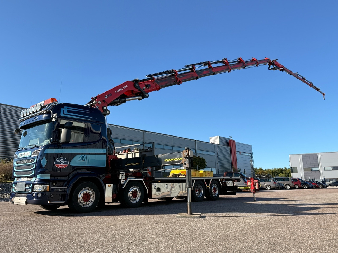 Bodbil Scania R490 8X2*6 -2015 | Hiab X-hipro 1058 E-7 | Jib 150x-6 - Nákladní automobil valníkový/ Plošinový, Auto s hydraulickou rukou: obrázek 1 Bodbil Scania R490 8X2*6 -2015 | Hiab X-hipro 1058 E-7 | Jib 150x-6 - Nákladní automobil valníkový/ Plošinový, Auto s hydraulickou rukou: obrázek 1
