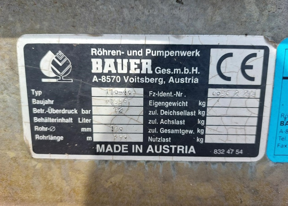 Zavlažovací systém Bauer E2 110 X 400: obrázek 8