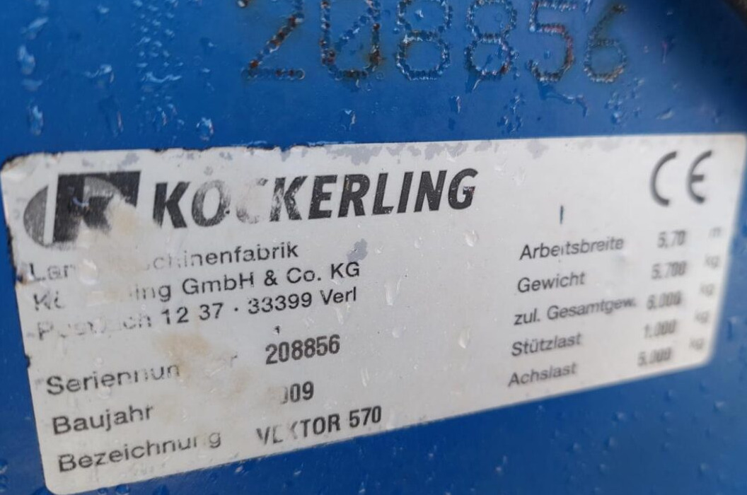 Brána Köckerling Vector 570/800: obrázek 15 Brána Köckerling Vector 570/800: obrázek 15