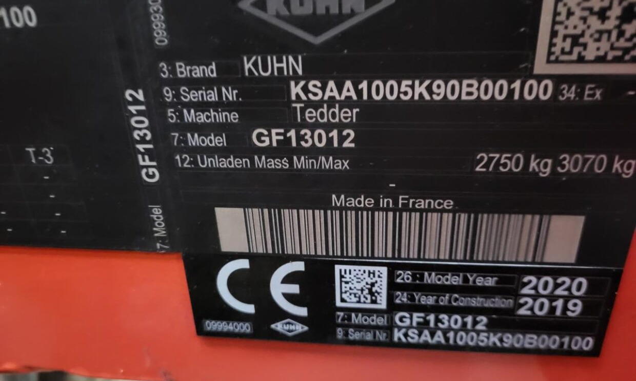 Kuhn 13M SPREDER - Obraceč/ Shrnovač: obrázek 4 Kuhn 13M SPREDER - Obraceč/ Shrnovač: obrázek 4