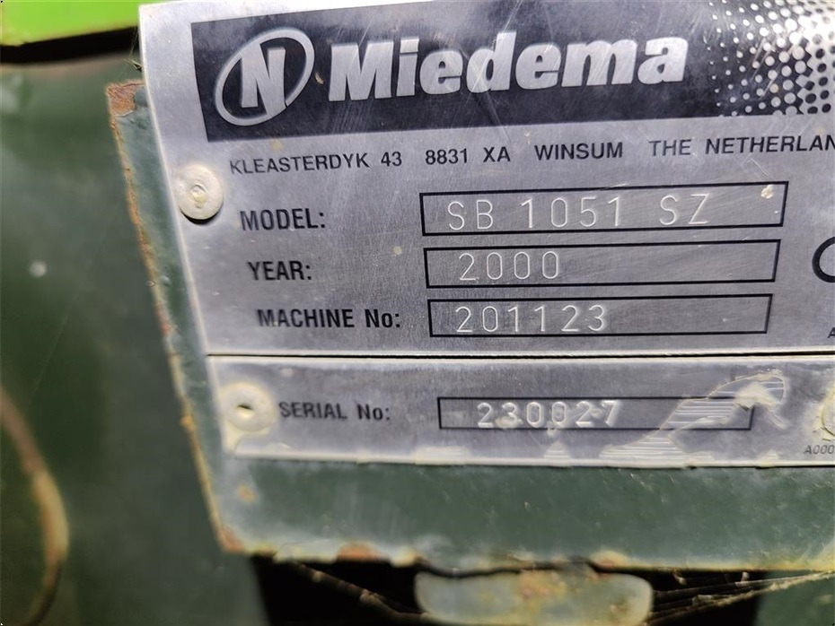 Miedema
SB 1051 - Bramborářská technika: obrázek 5 Miedema
SB 1051 - Bramborářská technika: obrázek 5
