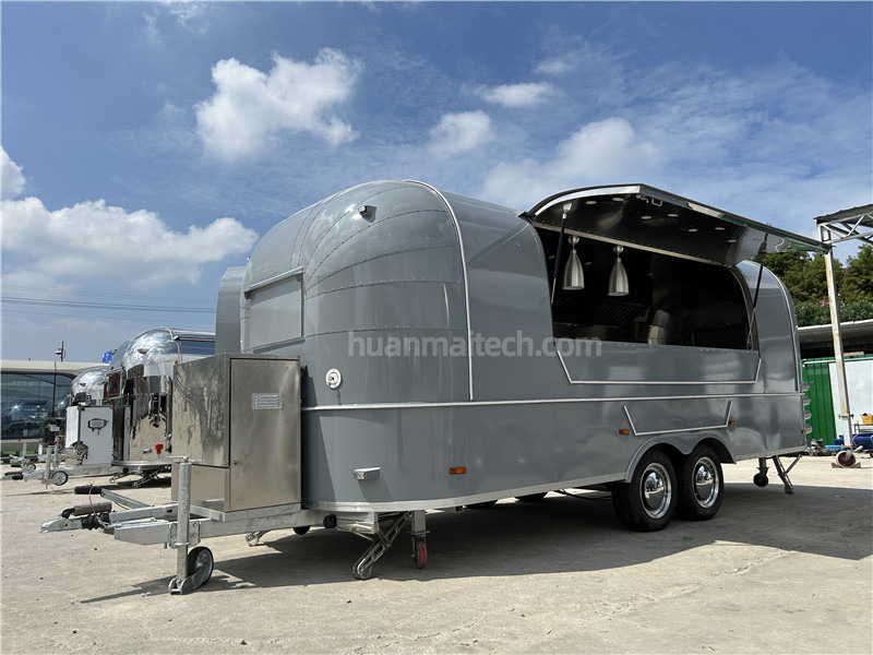 Burger Food Truck Grey Airstream Food Trailer=,Coffee Trailer - Prodejní přívěs: obrázek 4 Burger Food Truck Grey Airstream Food Trailer=,Coffee Trailer - Prodejní přívěs: obrázek 4