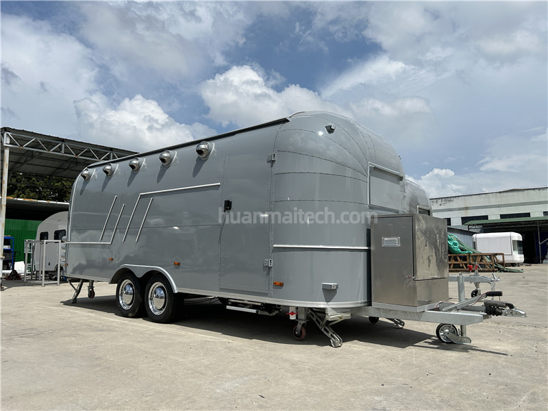 Burger Food Truck Grey Airstream Food Trailer=,Coffee Trailer - Prodejní přívěs: obrázek 3 Burger Food Truck Grey Airstream Food Trailer=,Coffee Trailer - Prodejní přívěs: obrázek 3