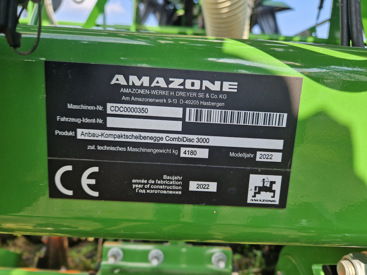 Amazone Centaya 3000 Super Harrow - Secí kombinace: obrázek 2 Amazone Centaya 3000 Super Harrow - Secí kombinace: obrázek 2