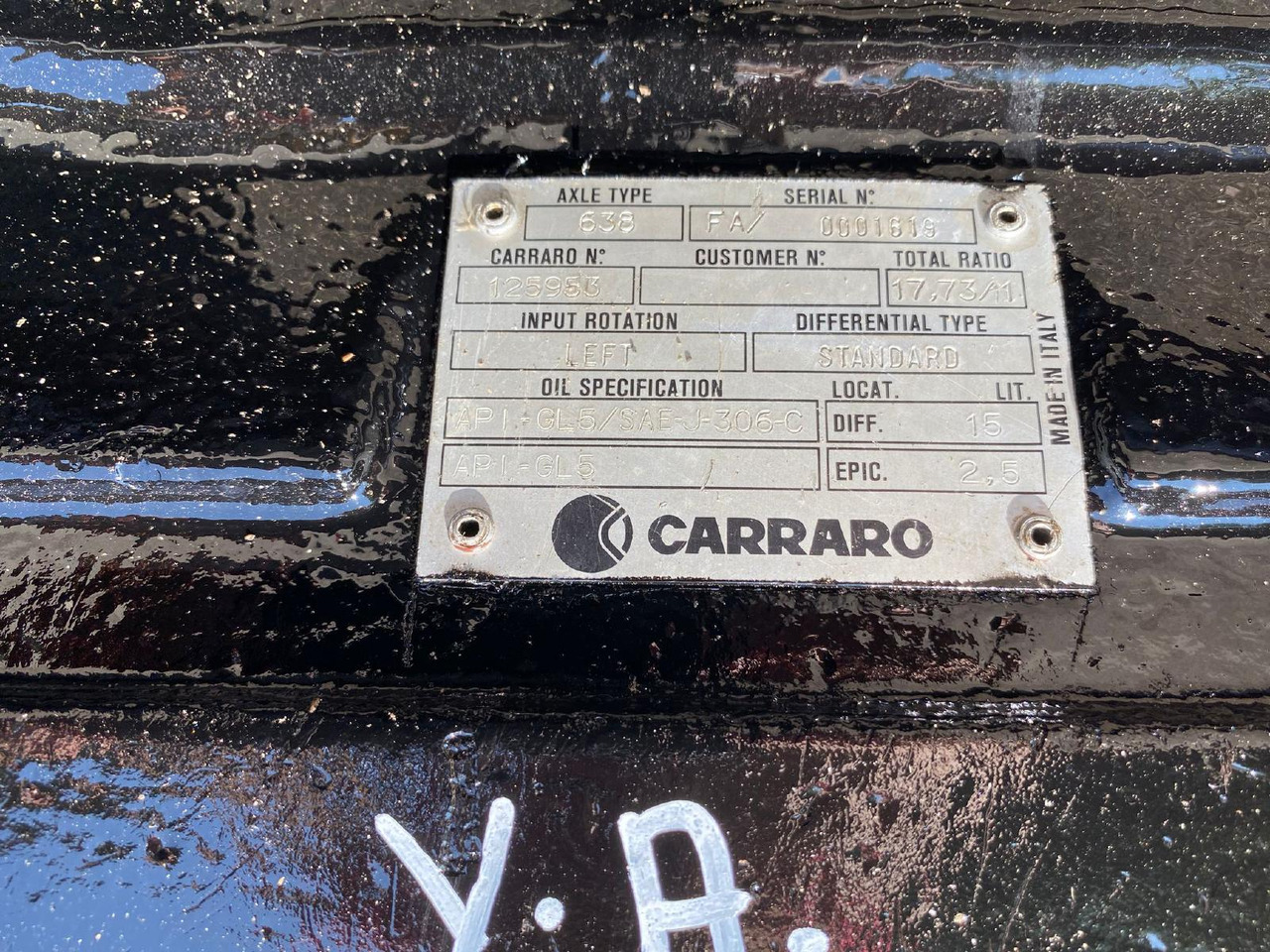 Carraro 638 aus Case 888P - Náprava a díly pro Stavební technika: obrázek 2 Carraro 638 aus Case 888P - Náprava a díly pro Stavební technika: obrázek 2