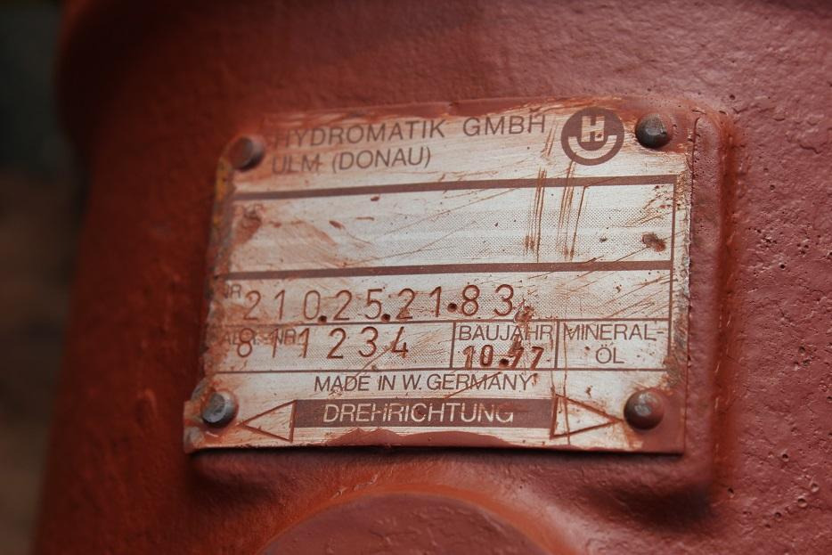 Hydromatik 210.25.21.83 - Koncový převod pro Stavební technika: obrázek 4 Hydromatik 210.25.21.83 - Koncový převod pro Stavební technika: obrázek 4