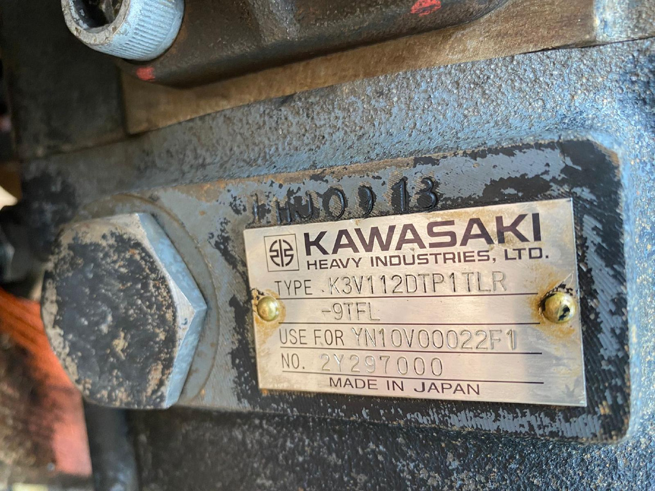 Kawasaki K3V112 aus Fiat Kobelco E 215 - Hydraulické čerpadlo pro Stavební technika: obrázek 5 Kawasaki K3V112 aus Fiat Kobelco E 215 - Hydraulické čerpadlo pro Stavební technika: obrázek 5