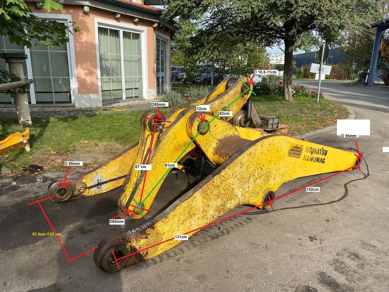 Komatsu WA 380 - Výložník: obrázek 1 Komatsu WA 380 - Výložník: obrázek 1