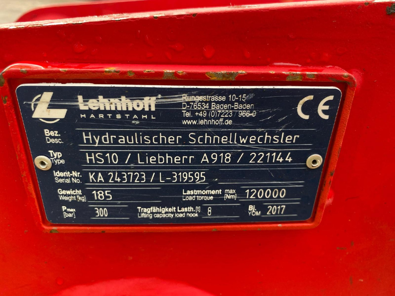 Lehnhoff HS 10 - Rychloupínací: obrázek 5 Lehnhoff HS 10 - Rychloupínací: obrázek 5