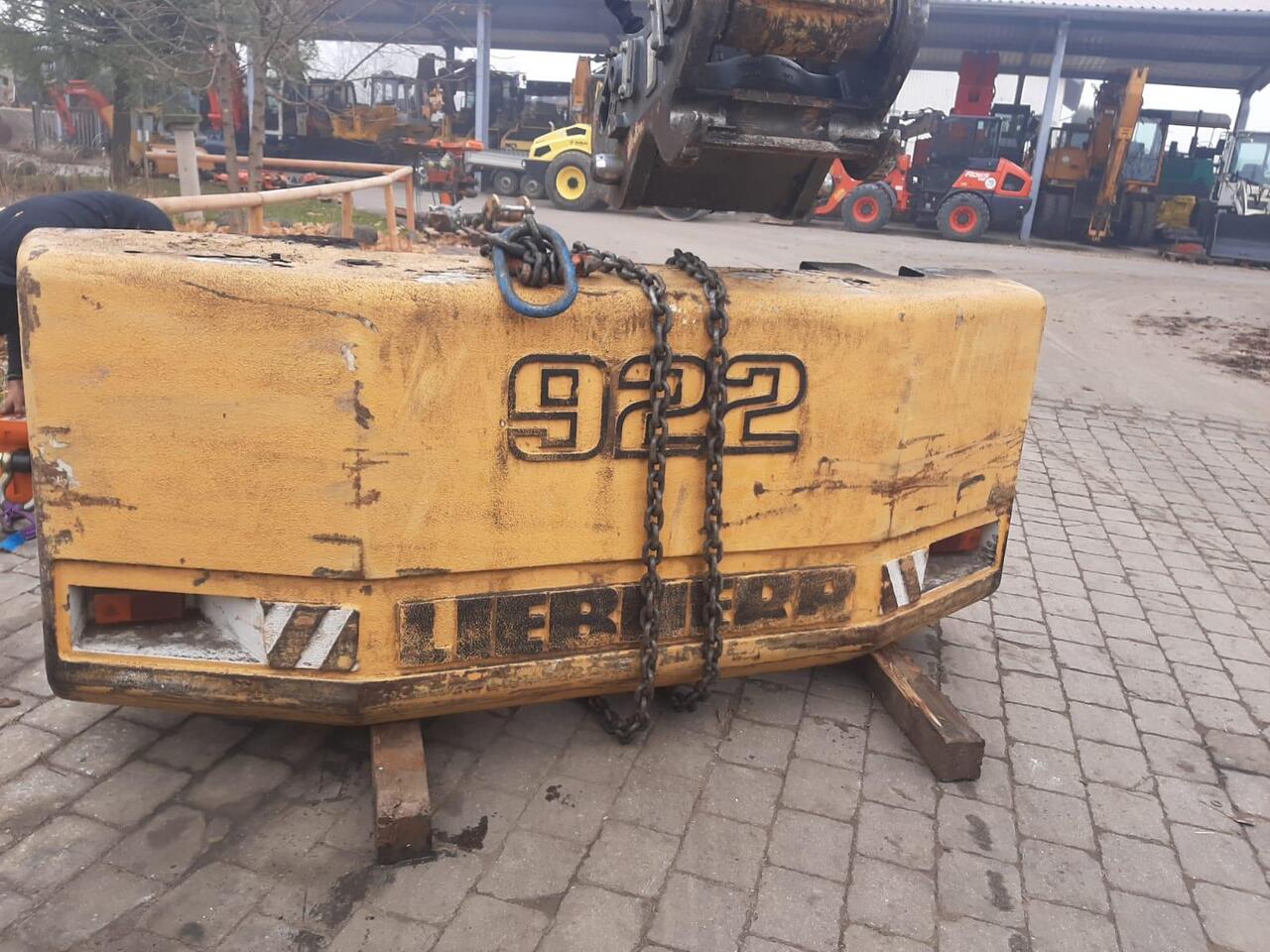 Liebherr A 922 LIT - Protizávaží pro Rýpadlo: obrázek 2 Liebherr A 922 LIT - Protizávaží pro Rýpadlo: obrázek 2