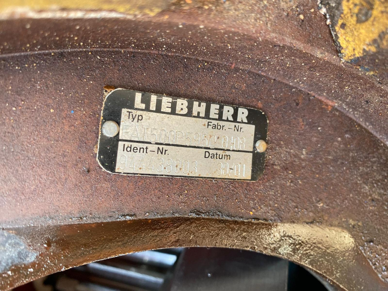 Liebherr FAT 500P595D aus PR 732 - Koncový převod pro Stavební technika: obrázek 5 Liebherr FAT 500P595D aus PR 732 - Koncový převod pro Stavební technika: obrázek 5