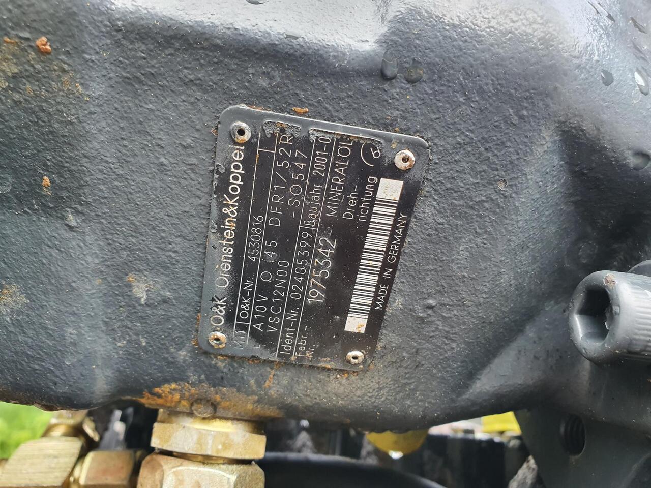 O&K L 25.5 - Hydraulické čerpadlo pro Kolový nakladač: obrázek 2 O&K L 25.5 - Hydraulické čerpadlo pro Kolový nakladač: obrázek 2