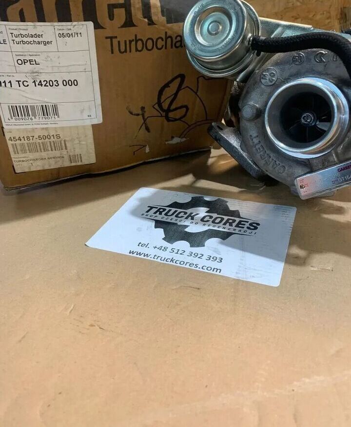 Nowa Turbosprężarka Garrett Opel Astra G/CC 17DTL 50kW/68KM 454187-5001S for car - Turbodmychadlo pro Osobní auto: obrázek 1 Nowa Turbosprężarka Garrett Opel Astra G/CC 17DTL 50kW/68KM 454187-5001S for car - Turbodmychadlo pro Osobní auto: obrázek 1