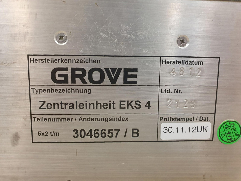 Grove EKS 4 LMB - Elektrický systém pro Jeřáb: obrázek 5 Grove EKS 4 LMB - Elektrický systém pro Jeřáb: obrázek 5
