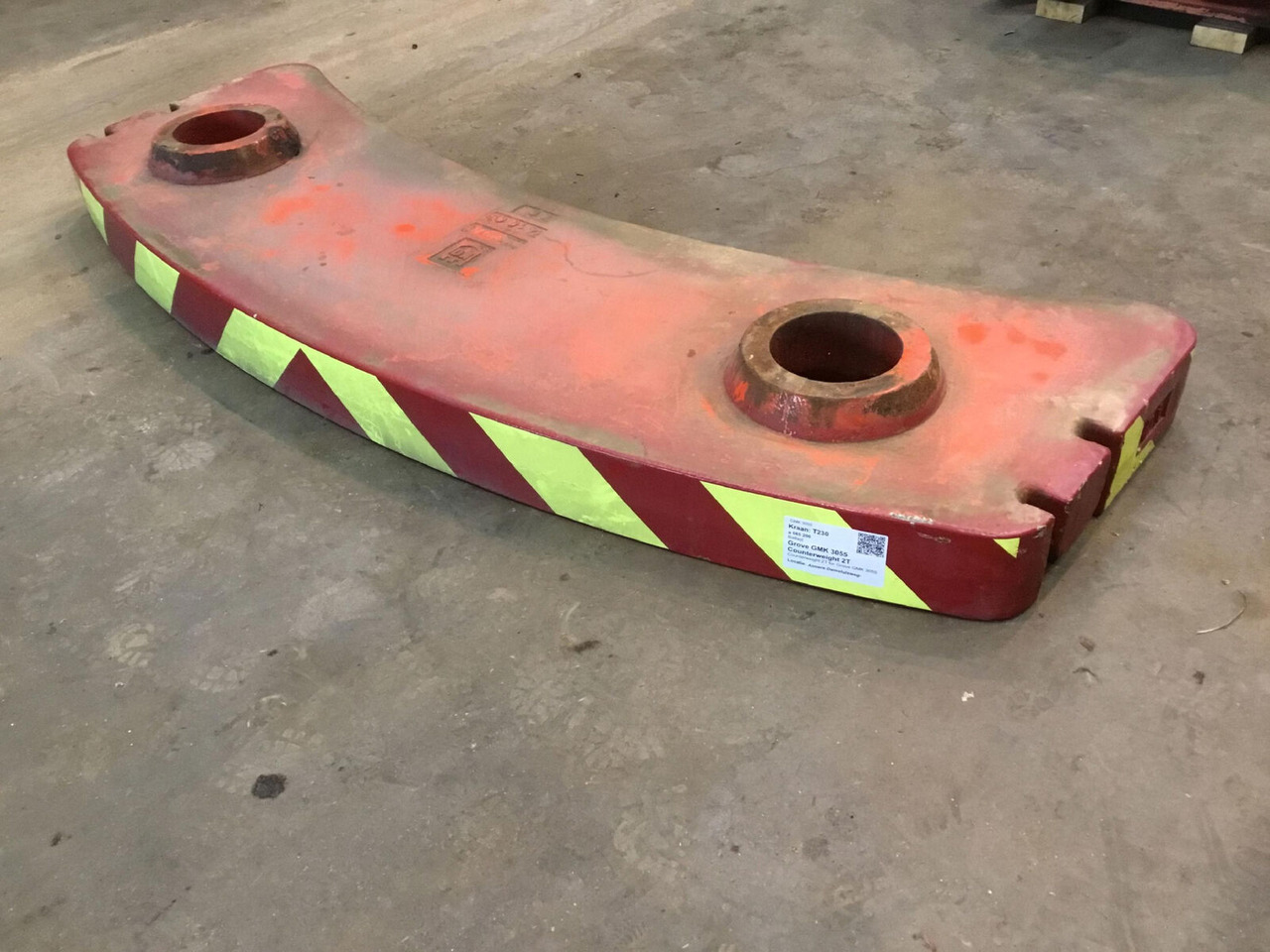 Grove GMK 3055 counterweight 2 ton - Protizávaží pro Autojeřáb: obrázek 4 Grove GMK 3055 counterweight 2 ton - Protizávaží pro Autojeřáb: obrázek 4