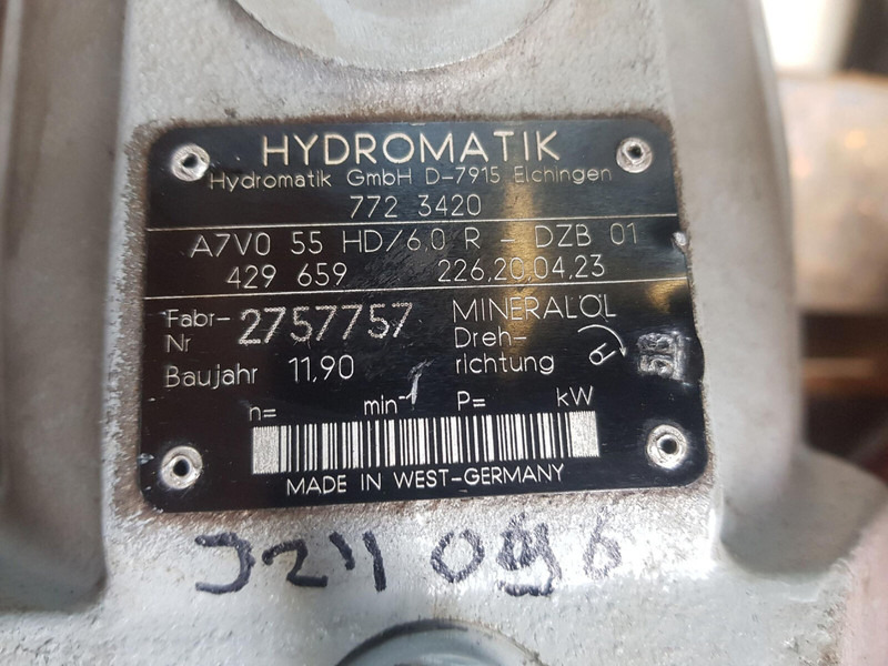 Hydromatik hydro pump - Hydraulické čerpadlo pro Jeřáb: obrázek 5 Hydromatik hydro pump - Hydraulické čerpadlo pro Jeřáb: obrázek 5
