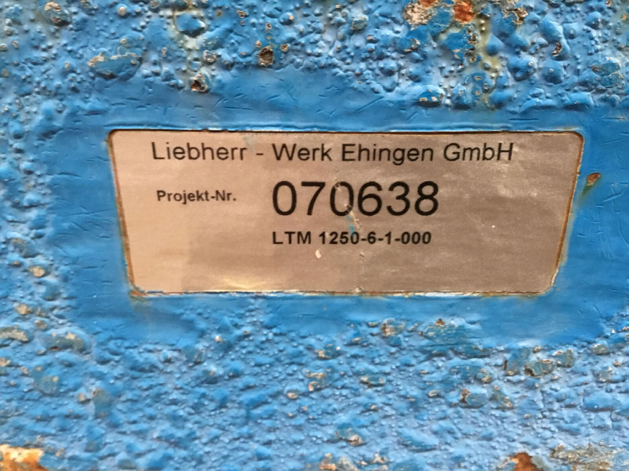 Liebherr LTM 1250-6.1 counterweight 12,5 ton - Protizávaží pro Autojeřáb: obrázek 5 Liebherr LTM 1250-6.1 counterweight 12,5 ton - Protizávaží pro Autojeřáb: obrázek 5