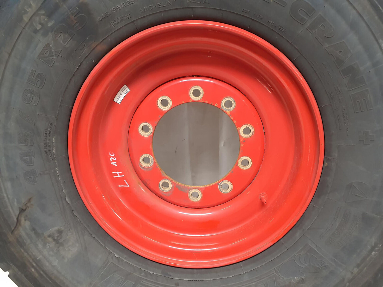 Michelin Wheel 445/95R25 10 12 1p - Kompletní kolo pro Jeřáb: obrázek 2 Michelin Wheel 445/95R25 10 12 1p - Kompletní kolo pro Jeřáb: obrázek 2
