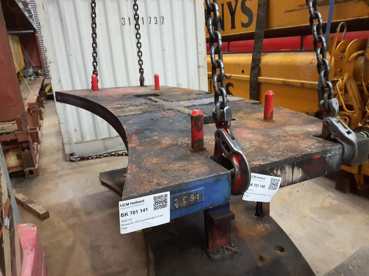 Terex AC 205 Counterweight 2,55 ton - Protizávaží pro Autojeřáb: obrázek 3 Terex AC 205 Counterweight 2,55 ton - Protizávaží pro Autojeřáb: obrázek 3