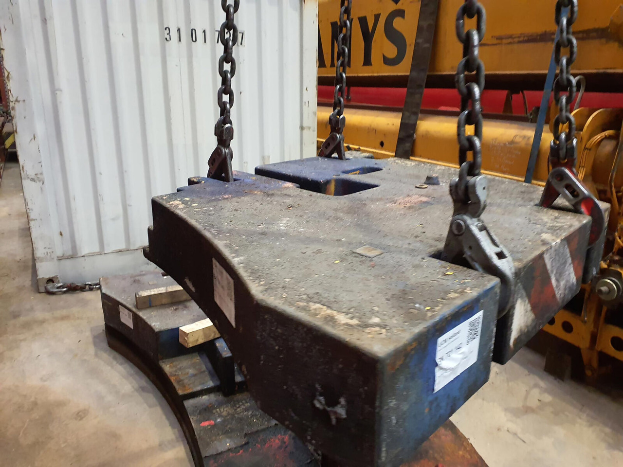 Terex AC 205 counterweight left side 1,9 ton - Protizávaží pro Autojeřáb: obrázek 4 Terex AC 205 counterweight left side 1,9 ton - Protizávaží pro Autojeřáb: obrázek 4