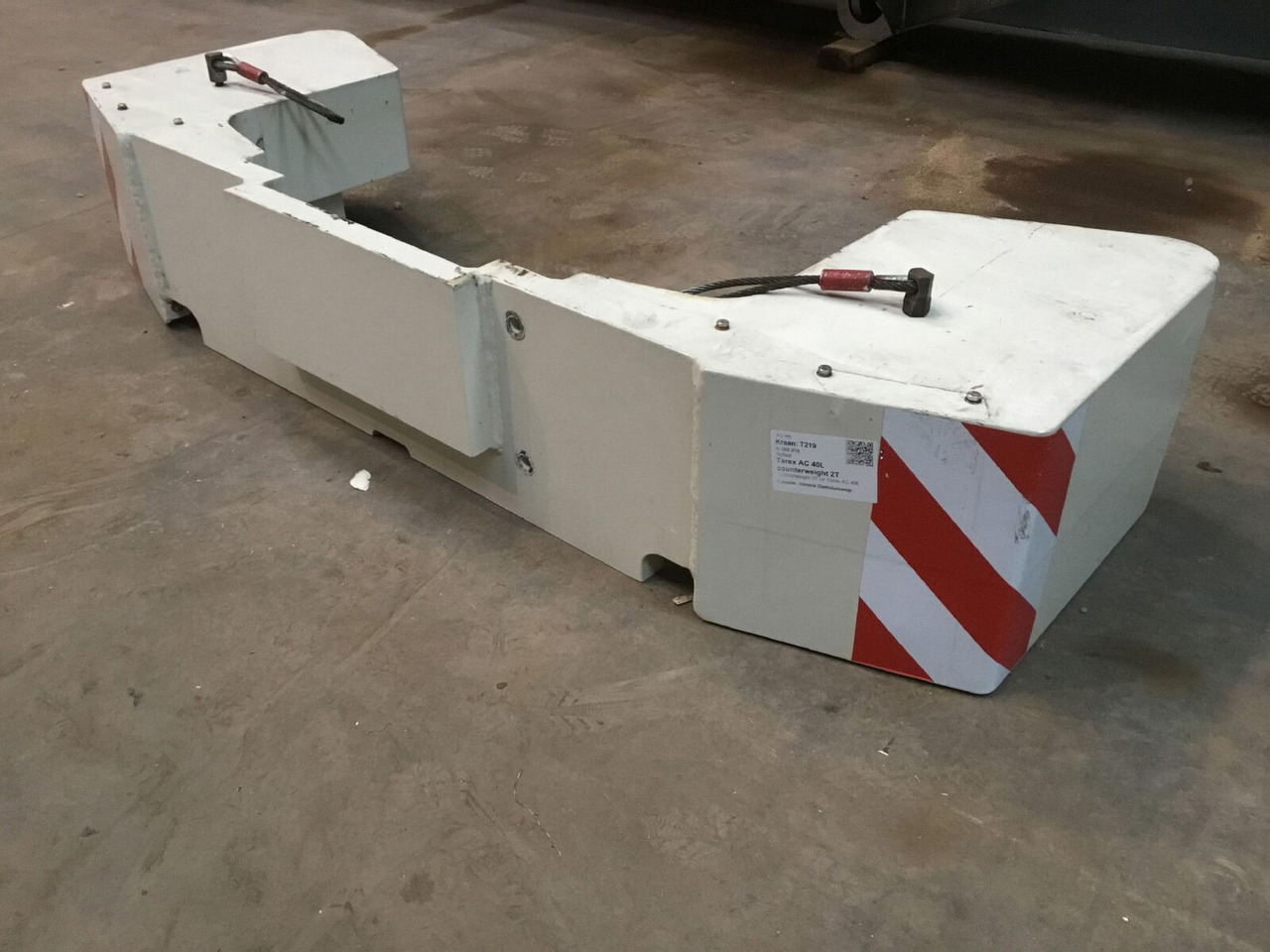 Terex Terex AC 40L counterweight 2T - Protizávaží pro Autojeřáb: obrázek 1 Terex Terex AC 40L counterweight 2T - Protizávaží pro Autojeřáb: obrázek 1