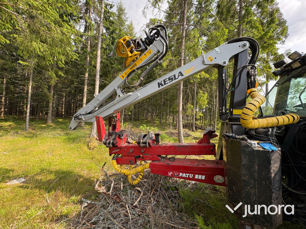 Hydraulická ruka Stegmatare med kran och vinsch: obrázek 1